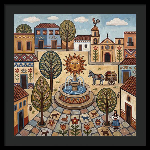 Sunny Plaza Landscape