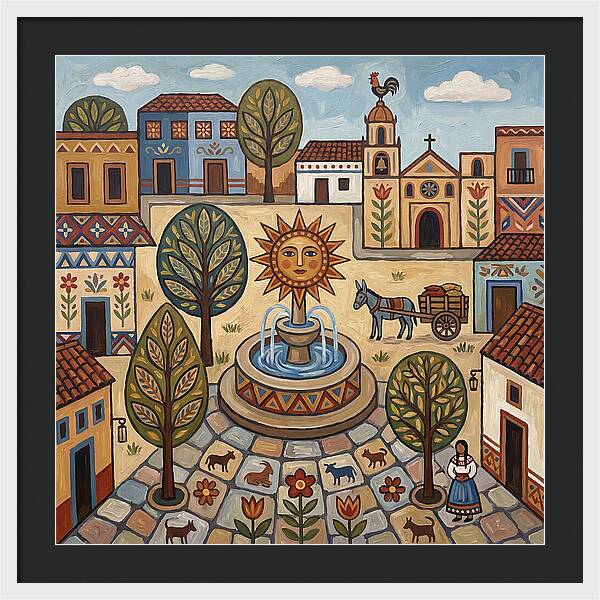 Sunny Plaza Landscape