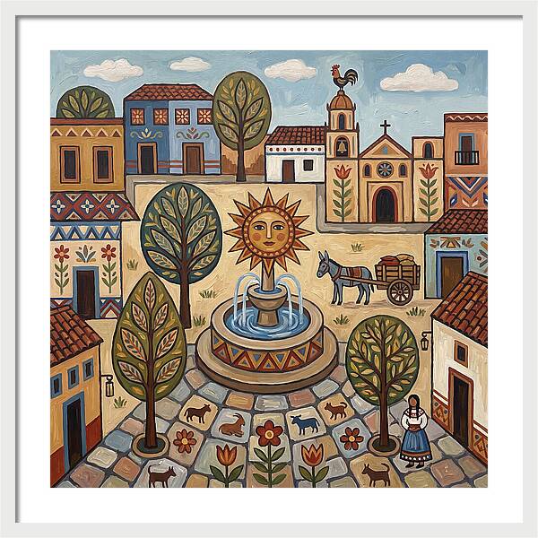 Sunny Plaza Landscape
