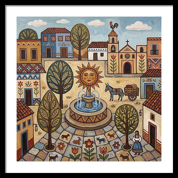 Sunny Plaza Landscape