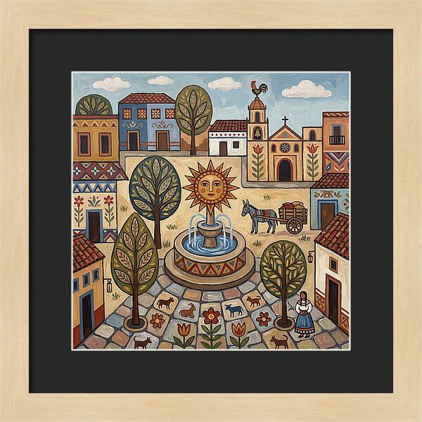 Sunny Plaza Landscape