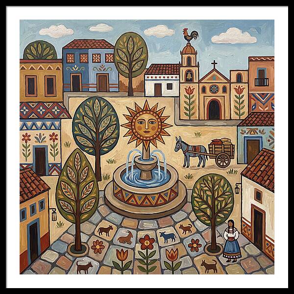 Sunny Plaza Landscape