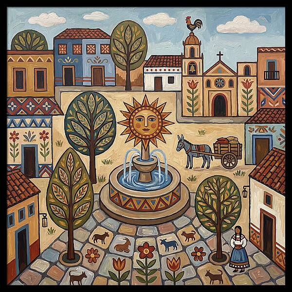 Sunny Plaza Landscape