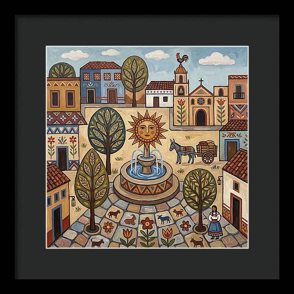 Sunny Plaza Landscape