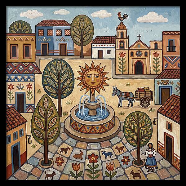 Sunny Plaza Landscape