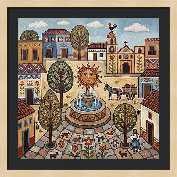 Sunny Plaza Landscape