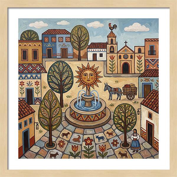 Sunny Plaza Landscape