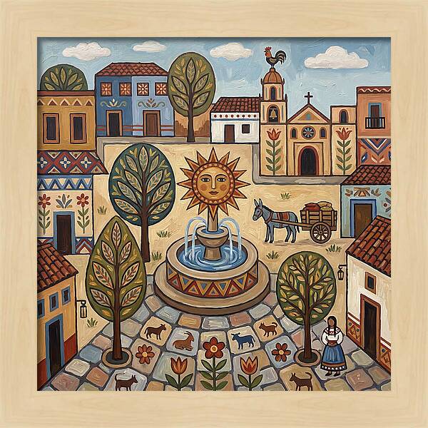 Sunny Plaza Landscape