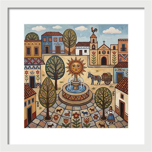 Sunny Plaza Landscape