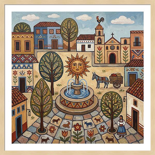 Sunny Plaza Landscape