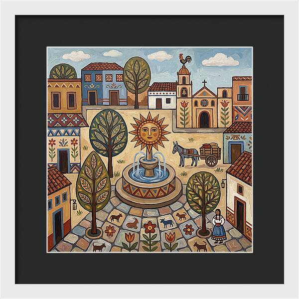Sunny Plaza Landscape