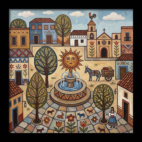 Sunny Plaza Landscape