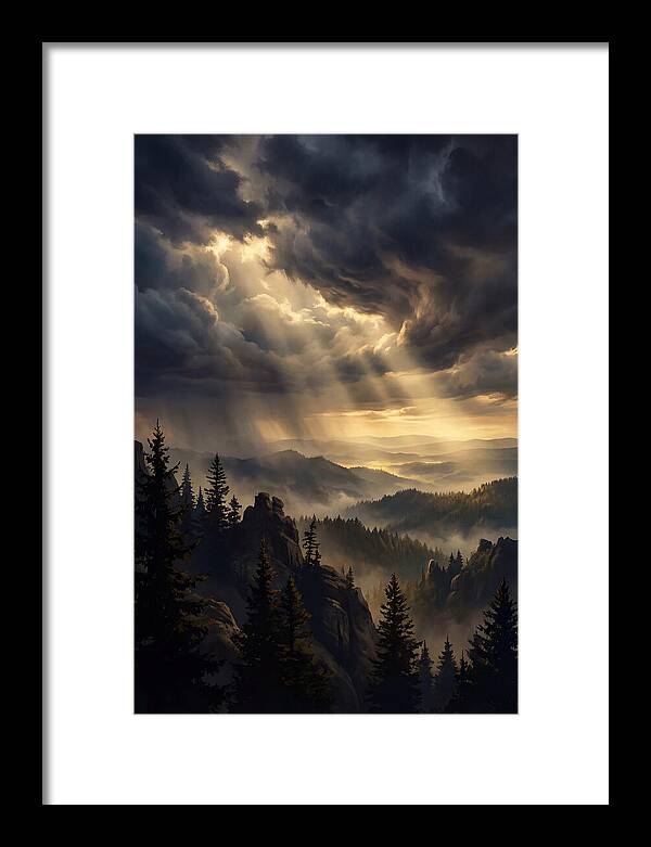 Sunrise Breaking Through Clouds