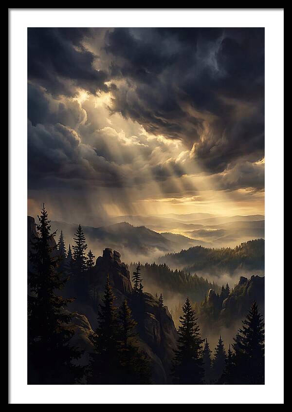 Sunrise Breaking Through Clouds