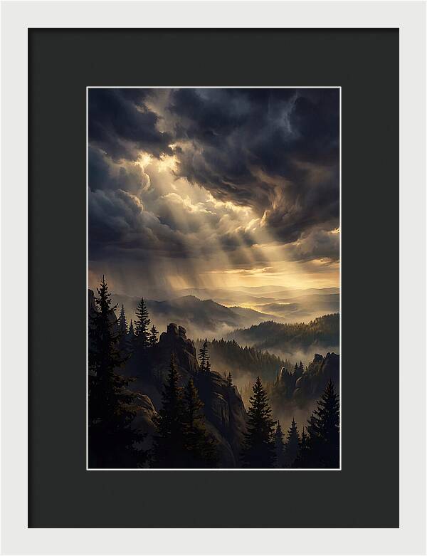 Sunrise Breaking Through Clouds