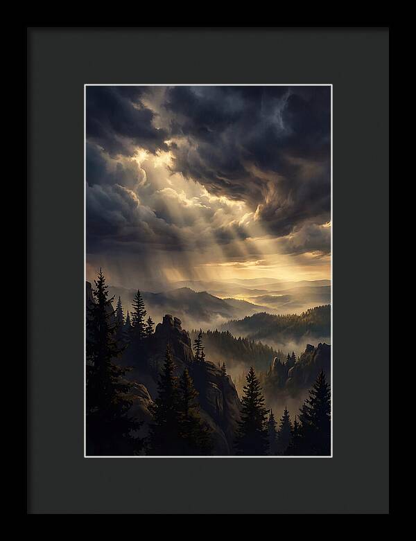 Sunrise Breaking Through Clouds