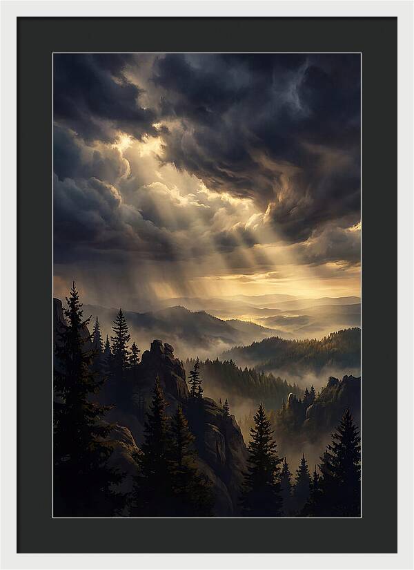Sunrise Breaking Through Clouds