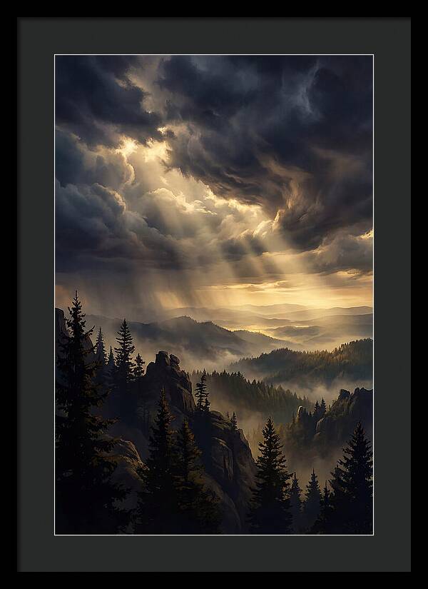 Sunrise Breaking Through Clouds