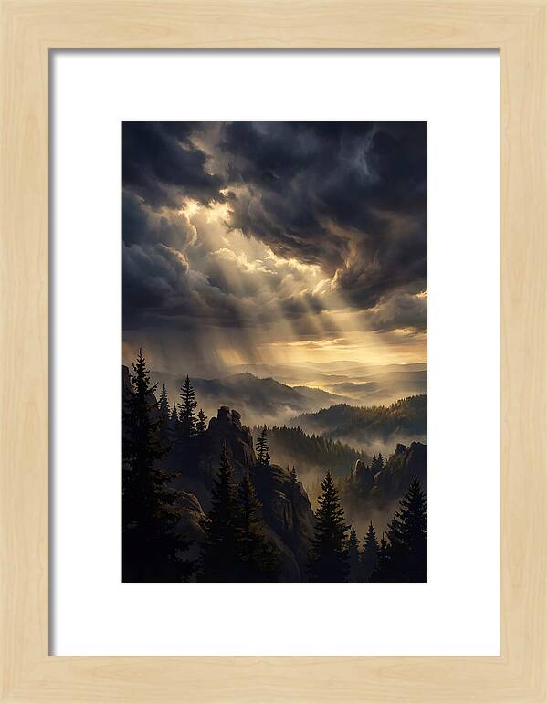 Sunrise Breaking Through Clouds