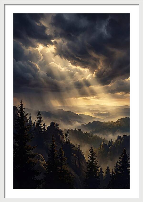Sunrise Breaking Through Clouds
