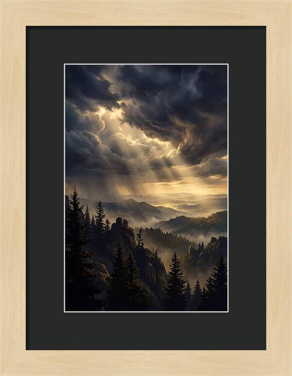 Sunrise Breaking Through Clouds