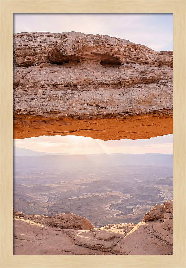 Sunrise Glow At Mesa Arch