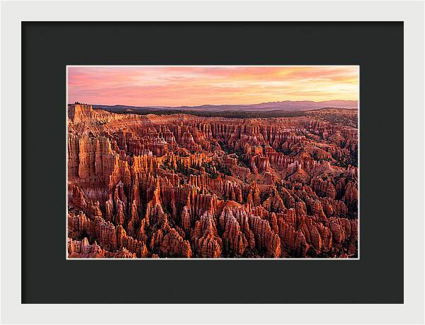 Sunrise Over Bryce Canyon Hoodoos