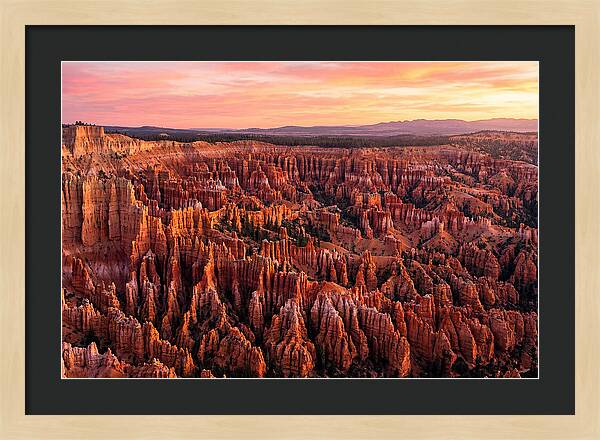 Sunrise Over Bryce Canyon Hoodoos