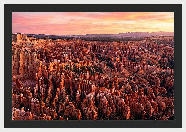 Sunrise Over Bryce Canyon Hoodoos