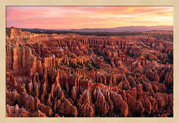 Sunrise Over Bryce Canyon Hoodoos