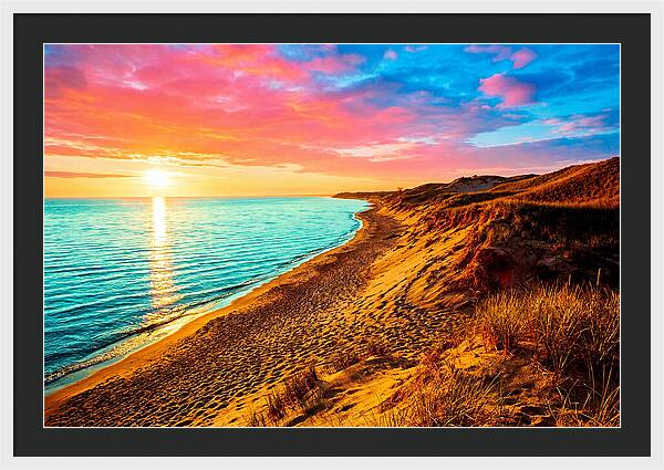 Sunrise Over Indiana Dunes