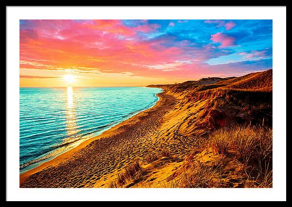 Sunrise Over Indiana Dunes