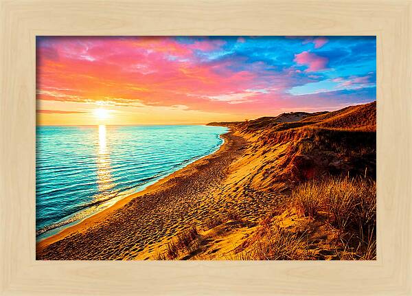 Sunrise Over Indiana Dunes