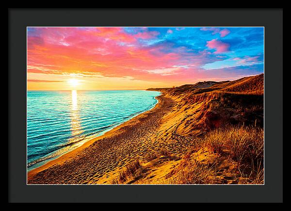 Sunrise Over Indiana Dunes