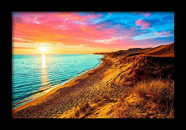 Sunrise Over Indiana Dunes