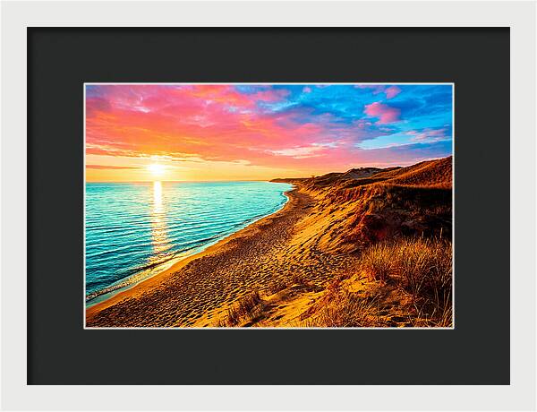Sunrise Over Indiana Dunes