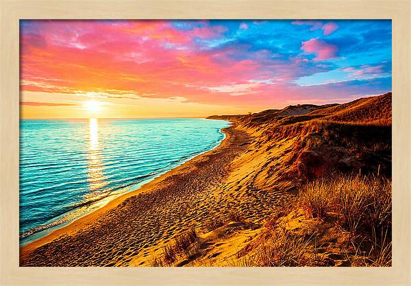 Sunrise Over Indiana Dunes