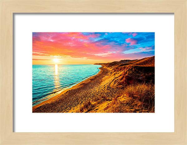 Sunrise Over Indiana Dunes