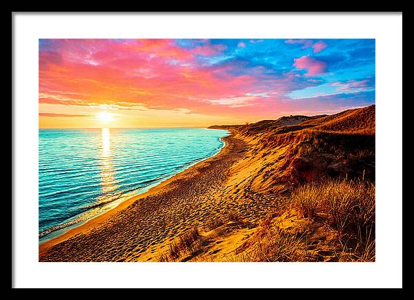 Sunrise Over Indiana Dunes
