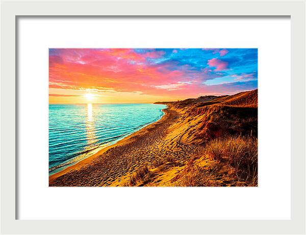 Sunrise Over Indiana Dunes