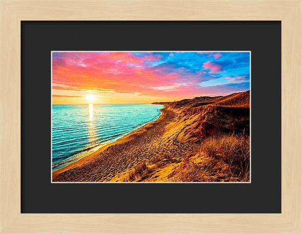 Sunrise Over Indiana Dunes