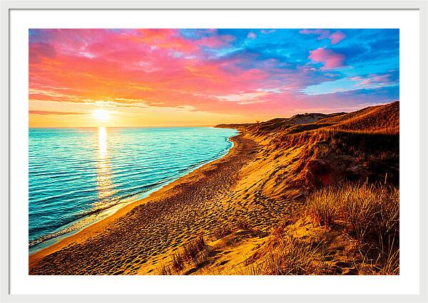 Sunrise Over Indiana Dunes