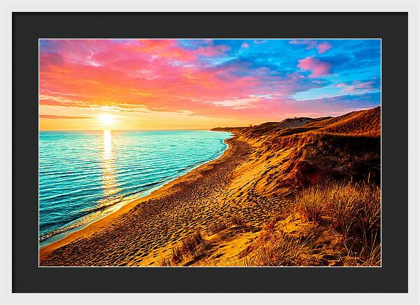 Sunrise Over Indiana Dunes