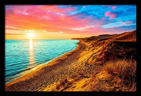 Sunrise Over Indiana Dunes
