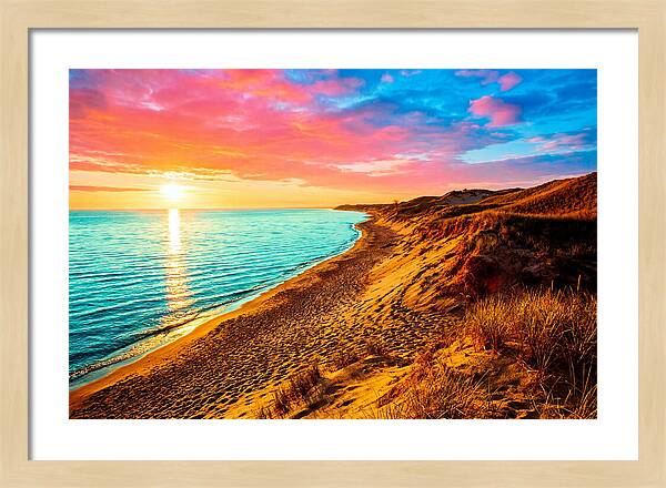 Sunrise Over Indiana Dunes