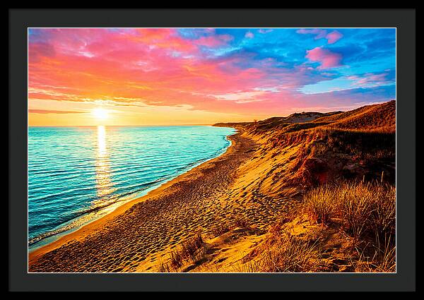 Sunrise Over Indiana Dunes