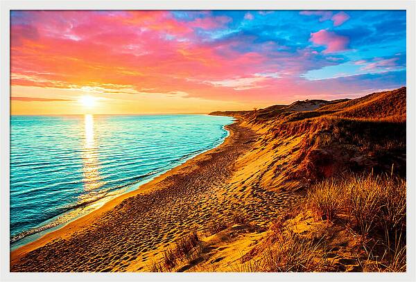 Sunrise Over Indiana Dunes