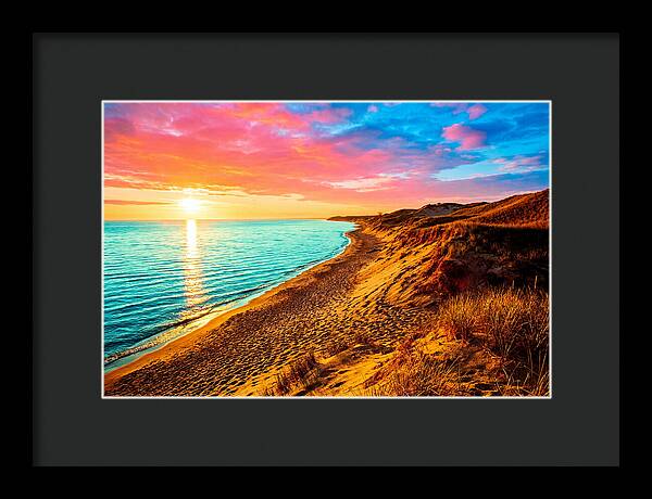 Sunrise Over Indiana Dunes