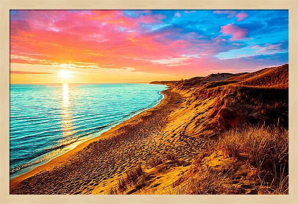 Sunrise Over Indiana Dunes