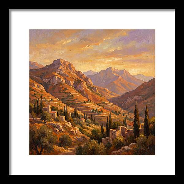 Sunrise Over Mediterranean Mountains